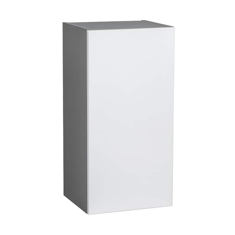 12" x 30" Wall Cabinet-Single Door-Grey - 12 x 30 x 12 - Off-White