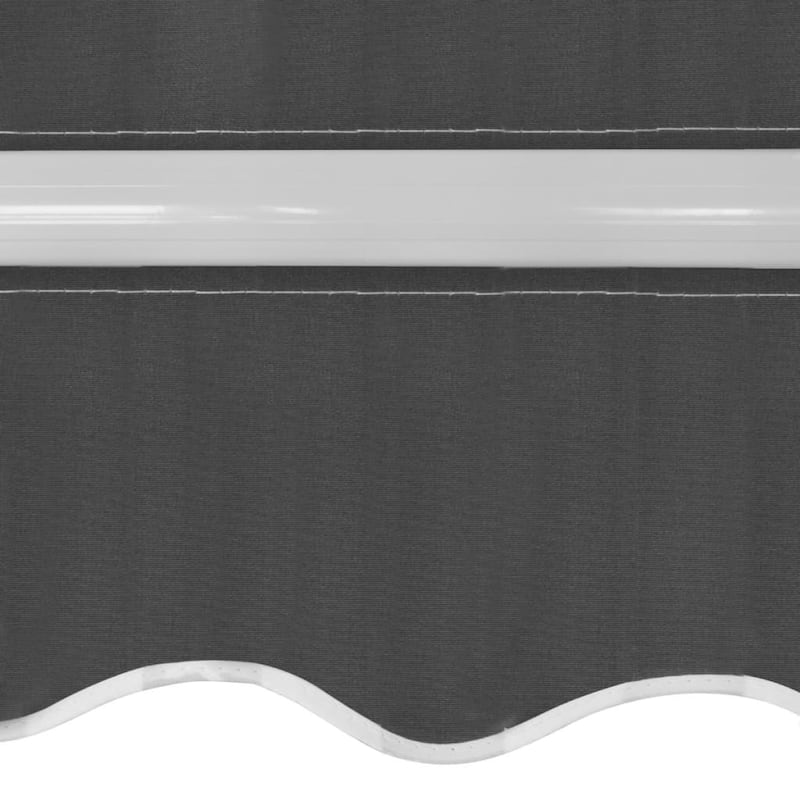 vidaXL Folding Awning Manual Operated 157.5" Blue/White - 157.5" x 118.1"