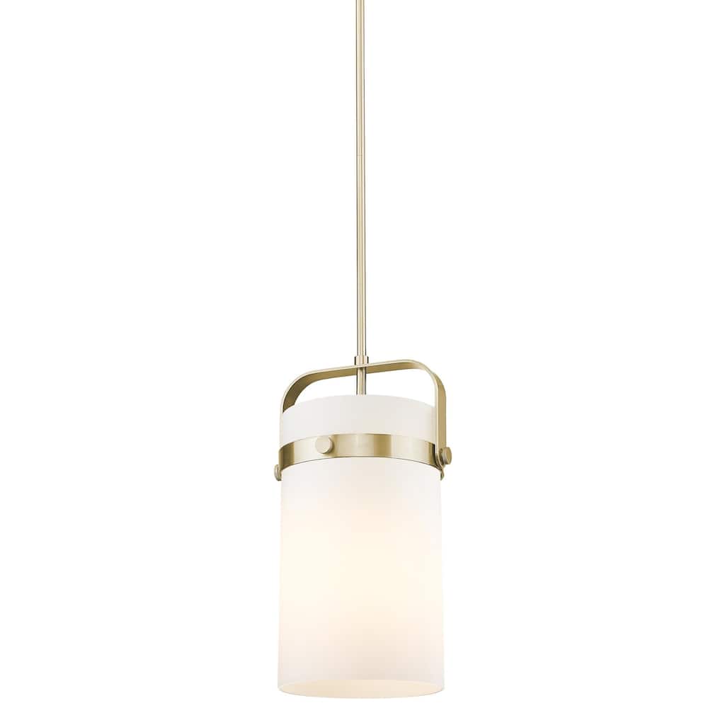 Innovations Lighting 413-1SM-17-8 Pilaster Pendant Pilaster 8" Wide