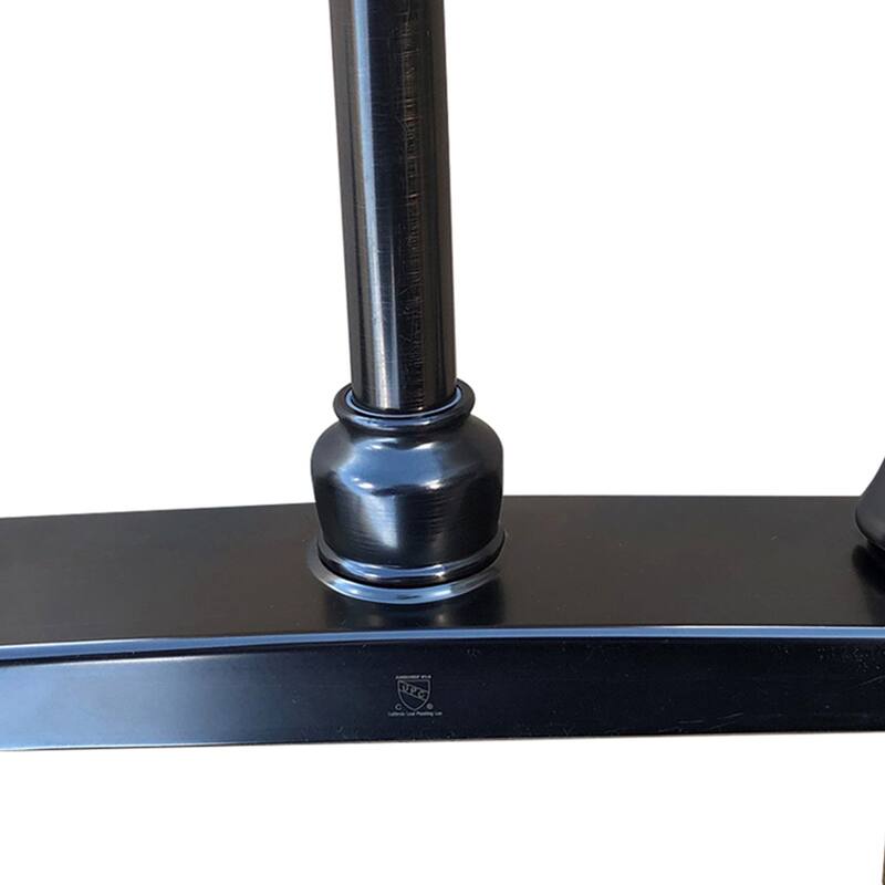 Two Handle Kitchen Faucet , in Oil Rubbed Bronze Finish - 8H x13W x9L in.