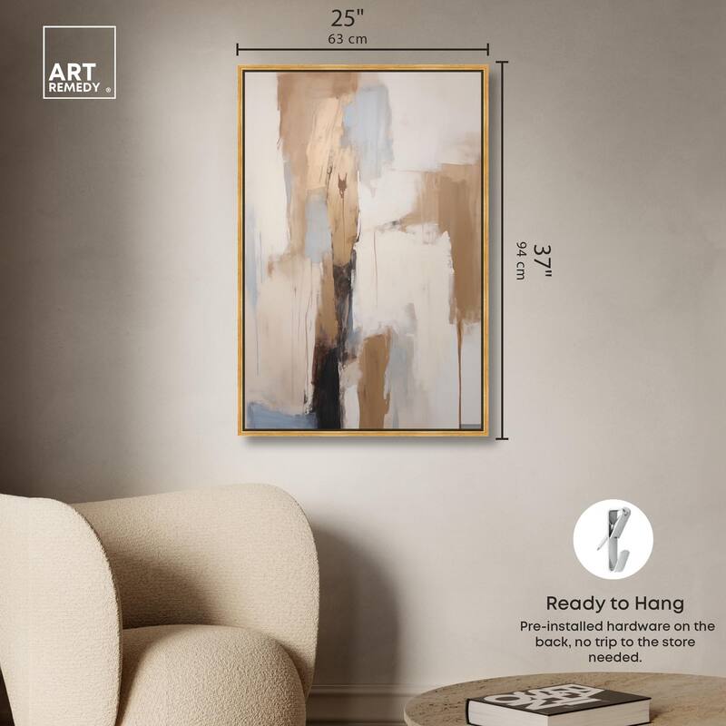 Sandstone Stillness I Canvas by Art Remedy