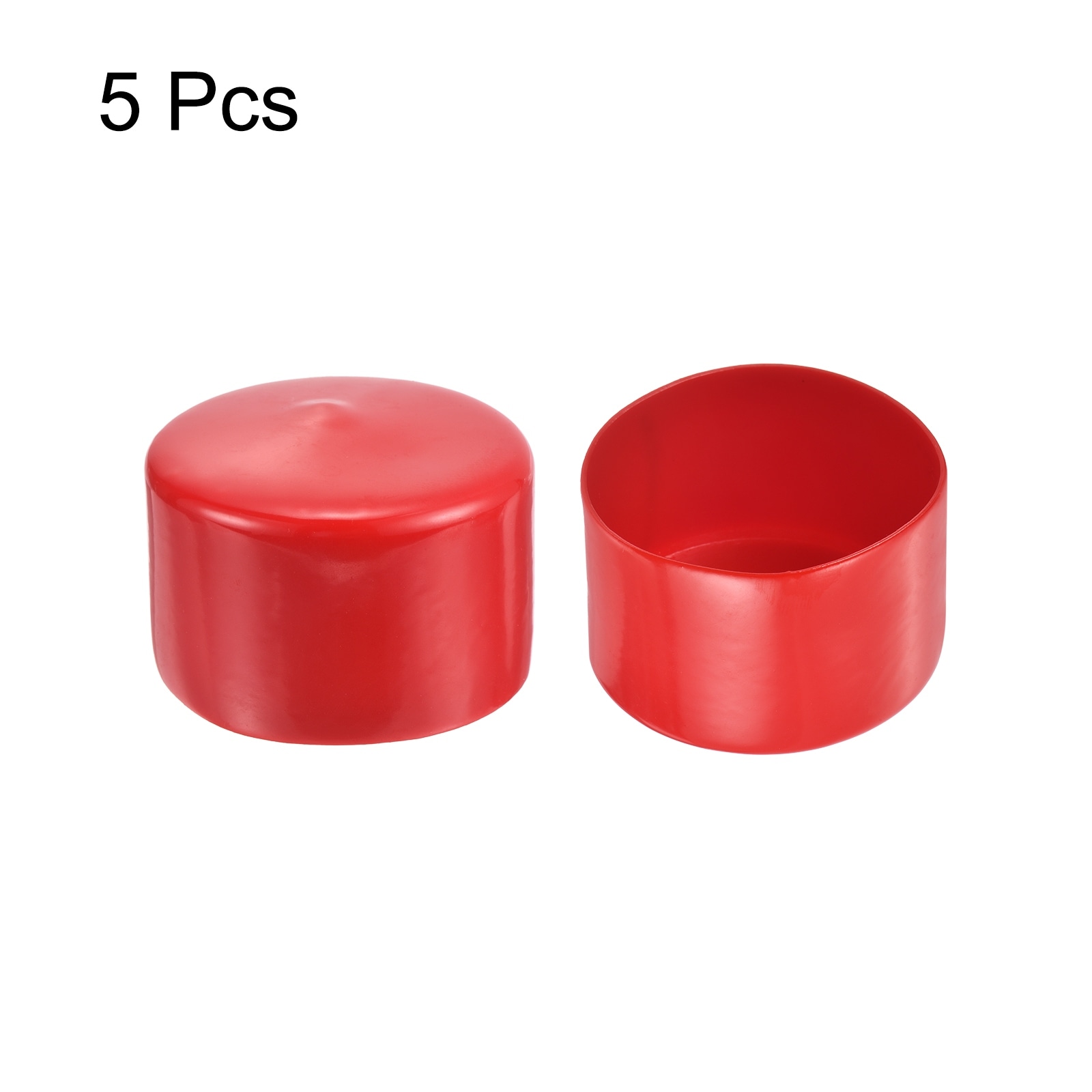 Rubber End Caps ID Vinyl Round Tube Bolt Cap Cover Thread Protectors