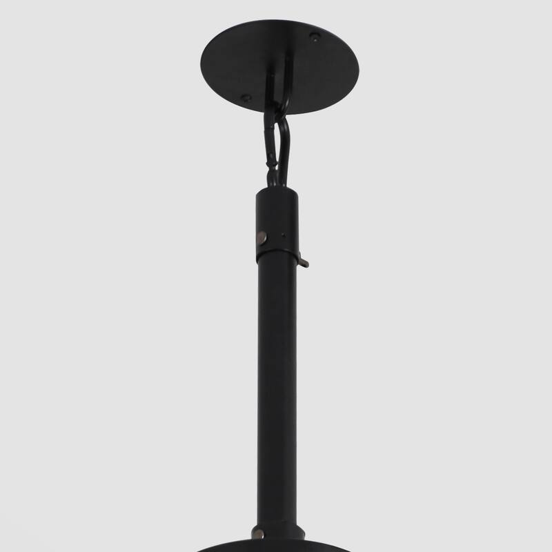 42" Indoor/Outdoor Black Plug-In Ceiling Fan with LED Light