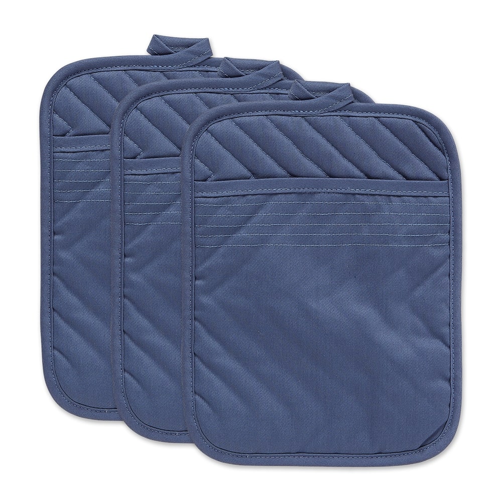 DII Quilted Kitchen Potholder Set (Set of 3)