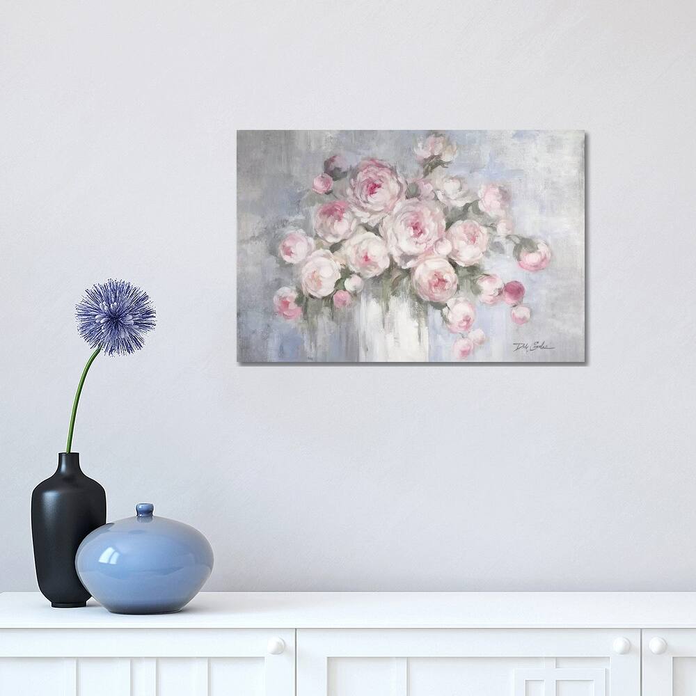iCanvas "Peonies in White Vase" by Debi Coules Canvas Print