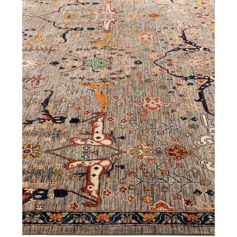 Serapi One-of-a-Kind Hand-Knotted Area Rug - Brown - 8' 3" x 9' 9"