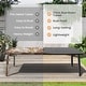 preview thumbnail 29 of 31, Pellebant Outdoor Aluminum Dining Table with Umbrella Hole for 6-8 Person