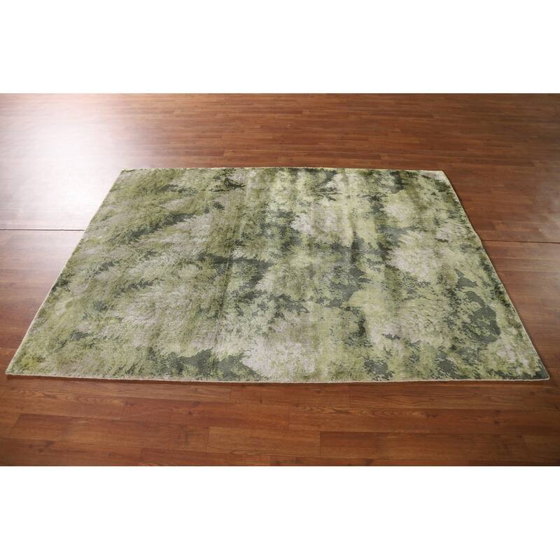 Abstract Modern Area Rug Handmade Wool Carpet - 4'7"x 6'5"