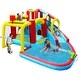 preview thumbnail 3 of 7, 7-In-1 Inflatable Slide Water Park Combines a Soccer Garden Bouncer, Splash Pool, Water Gun, Climbing Wall, Basketball Hoop