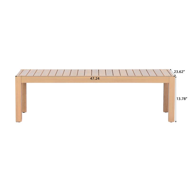 Christopher Knight Home - 3-Piece Acacia Wood Outdoor Conversation Set with Rope Back Chairs & Coffee Table, Light Teak Finish