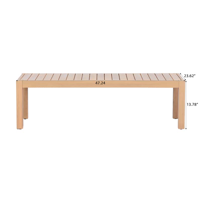 Christopher Knight Home - Outdoor 4-Piece Wood & Rope Woven Patio Conversation Set with Cushions and Coffee Table