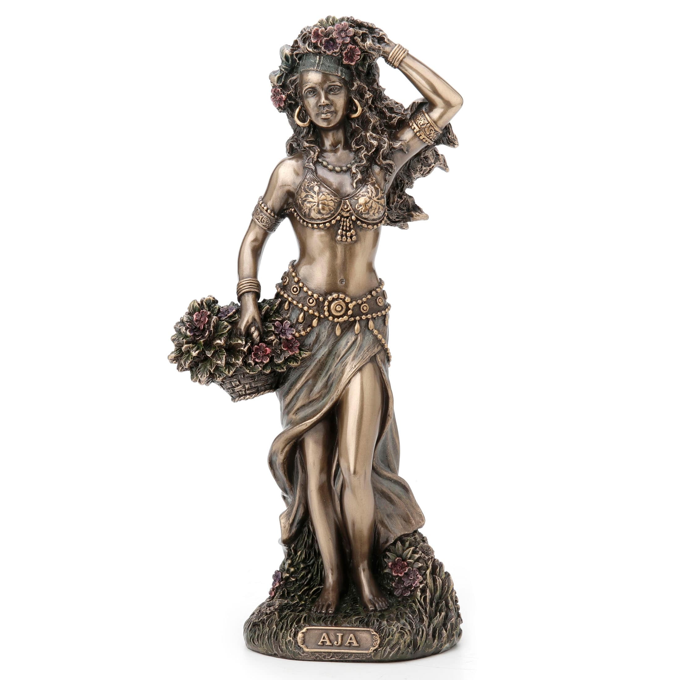 8.66 Figurine Multi-Color Poly Resin