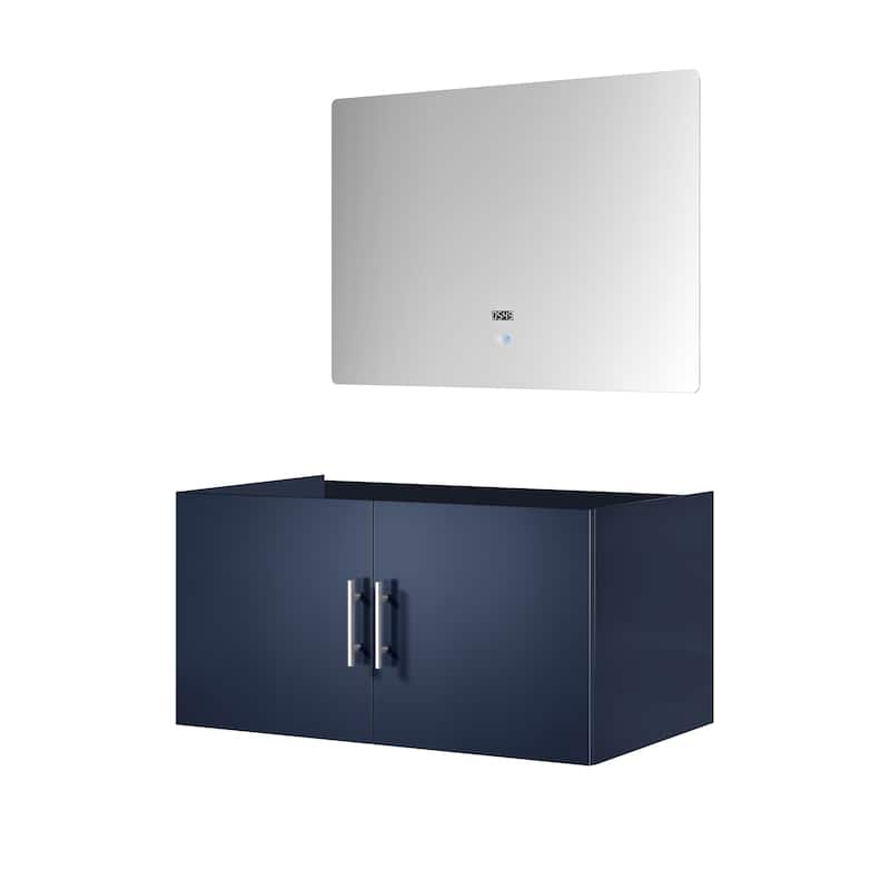 Geneva Bath Vanity No Top and Mirror