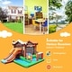 preview thumbnail 8 of 12, Kids Inflatable Bounce House Jumping Castle Slide Climber Bouncer - Multi - 153.5''x 120''x 86.5''(L x W x H)