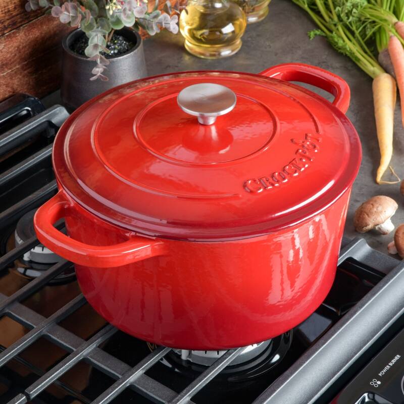 Crock Pot Artisan 7-Quart Round Dutch Oven