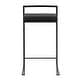 preview thumbnail 14 of 72, Porch & Den Forrest Contemporary Black Stackable Fully Welded Counter Stool (Set of 2)