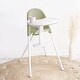 preview thumbnail 12 of 21, 3-in-1 Cute Folding High Chair, Perfect Modern Space Saving Highchair with Detachable Double Tray, 3-Point Harness Green
