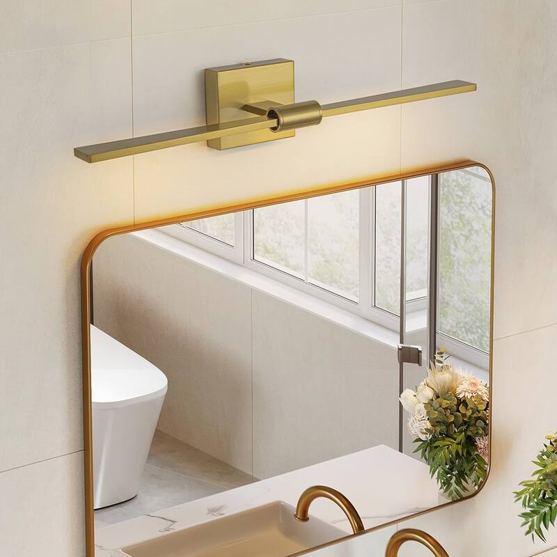 2-Light LED Modern Rotatable Vanity Light for Bathroom