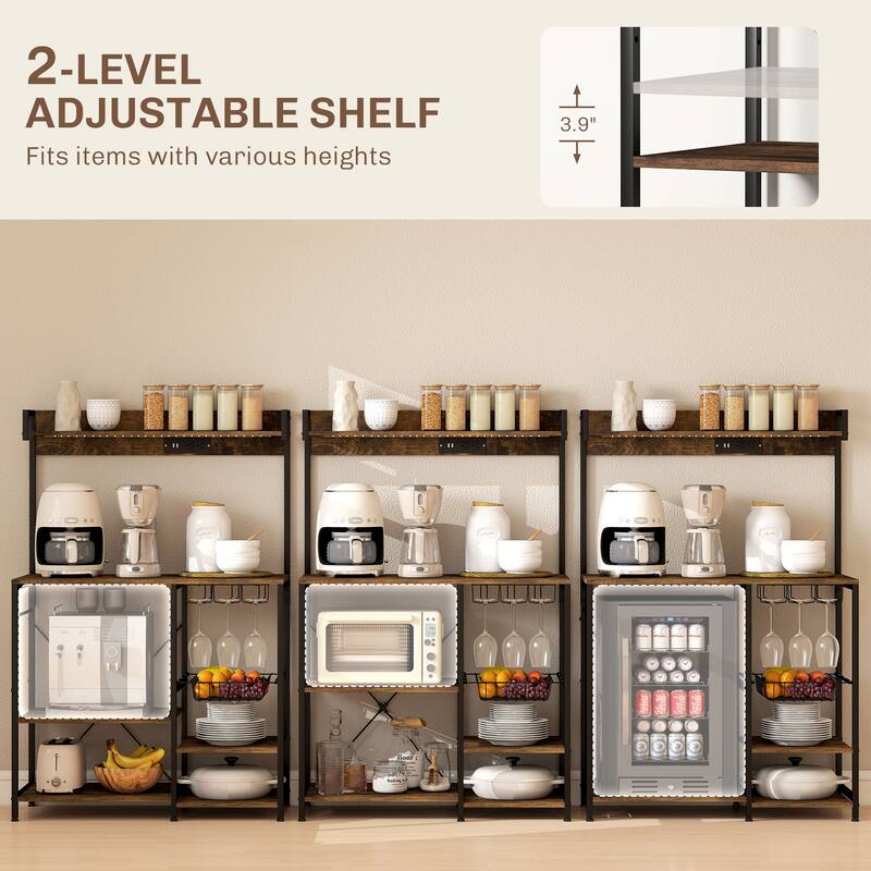 Modern S Shaped 5 Tier Bookshelf Room Divider with Open Back Design for Living Room and Office Decor - 31.5'L x 12" W x 57.25" H