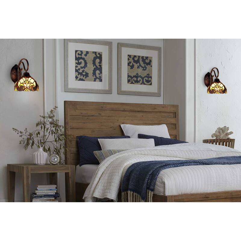 Tiffany Design, Victorian Style 1-Light Wall Sconse