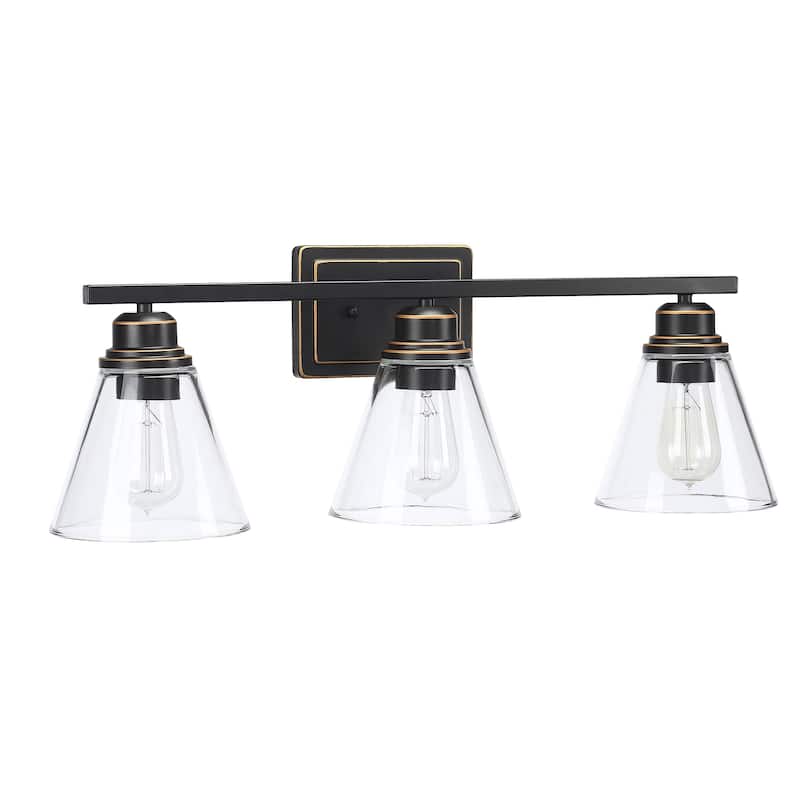 3-light vanity 5 set - Dark Copper