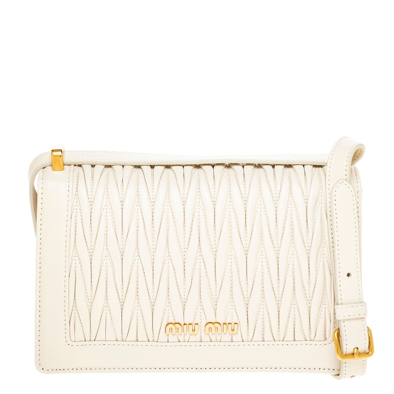 Miu Miu Matelasse Nappa Shoulder Bag