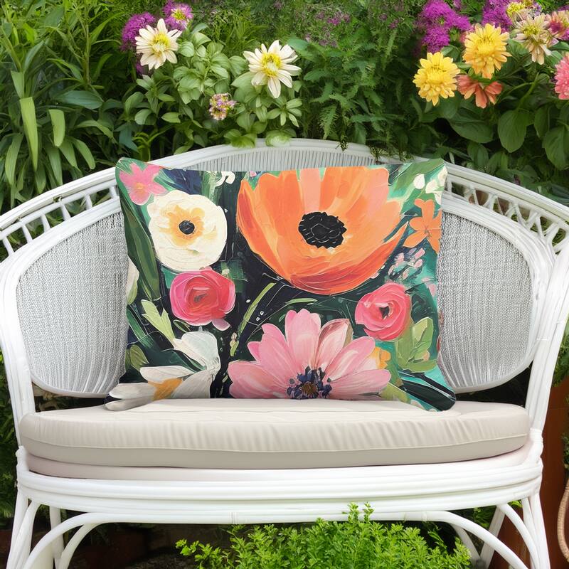 Magnolia Casual Outdoor Pillow Spring Fling 19x24