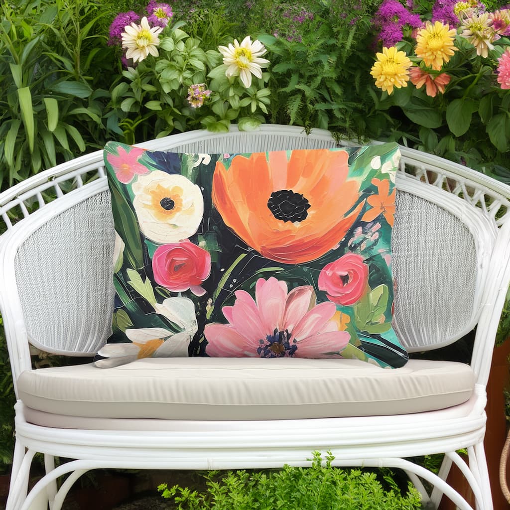 Magnolia Casual Outdoor Pillow Spring Fling 19x24