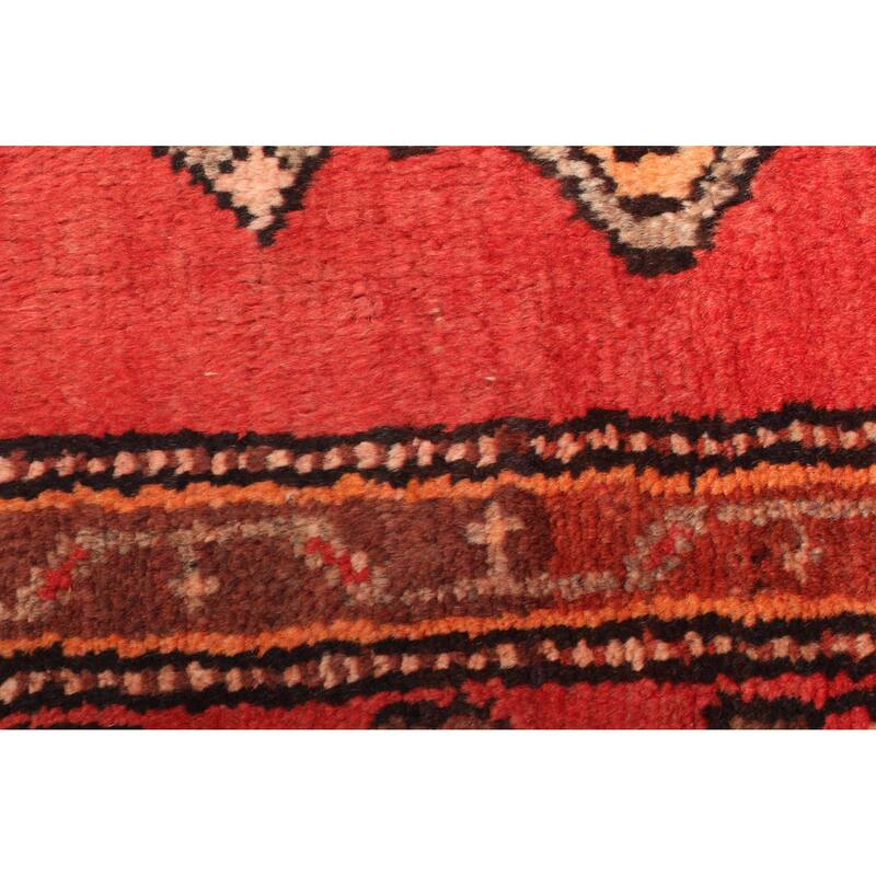 ECARPETGALLERY Hand-knotted Konya Anatolian Red Wool Rug - 4'3 x 6'8