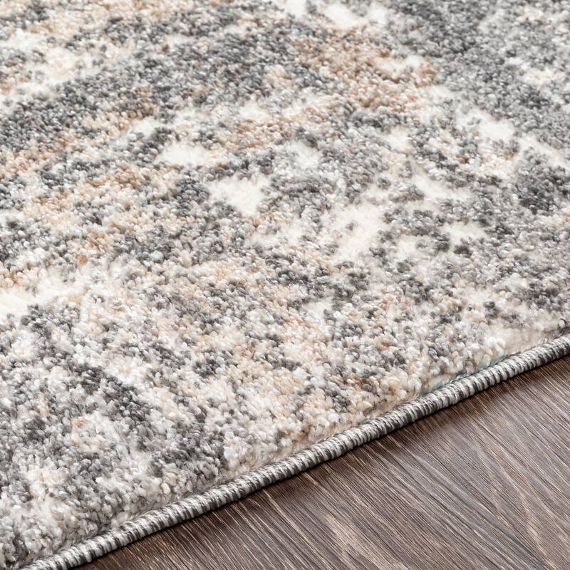 Livabliss Gamaliel Modern Distressed Area Rug