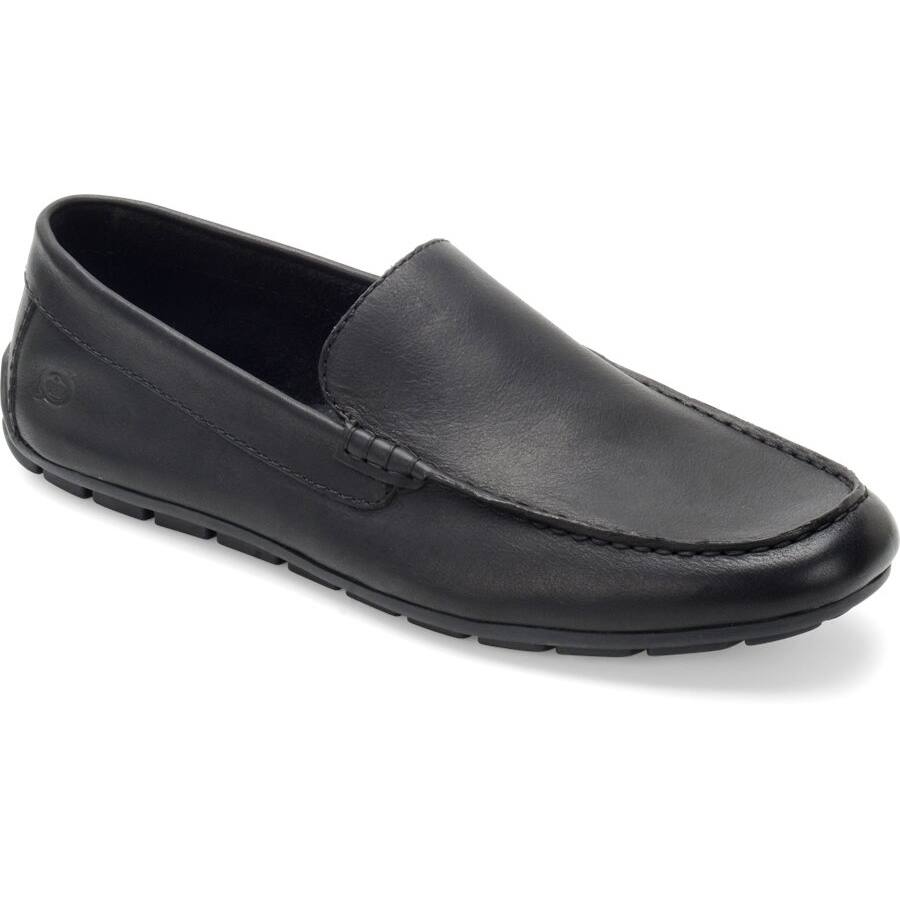 Born Mens Allan Loafer Black Full Grain Leather H38203 Size F/G Comfort Shoe