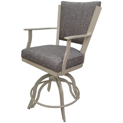 Montana Grey Swivel Tilt Metal 30" or Counter 26" Bar Stool