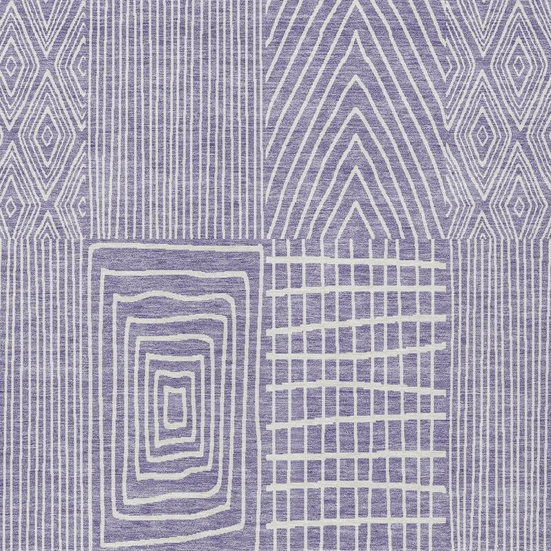 HomeRoots Geometric Transitional Rectangle Outdoor Rug