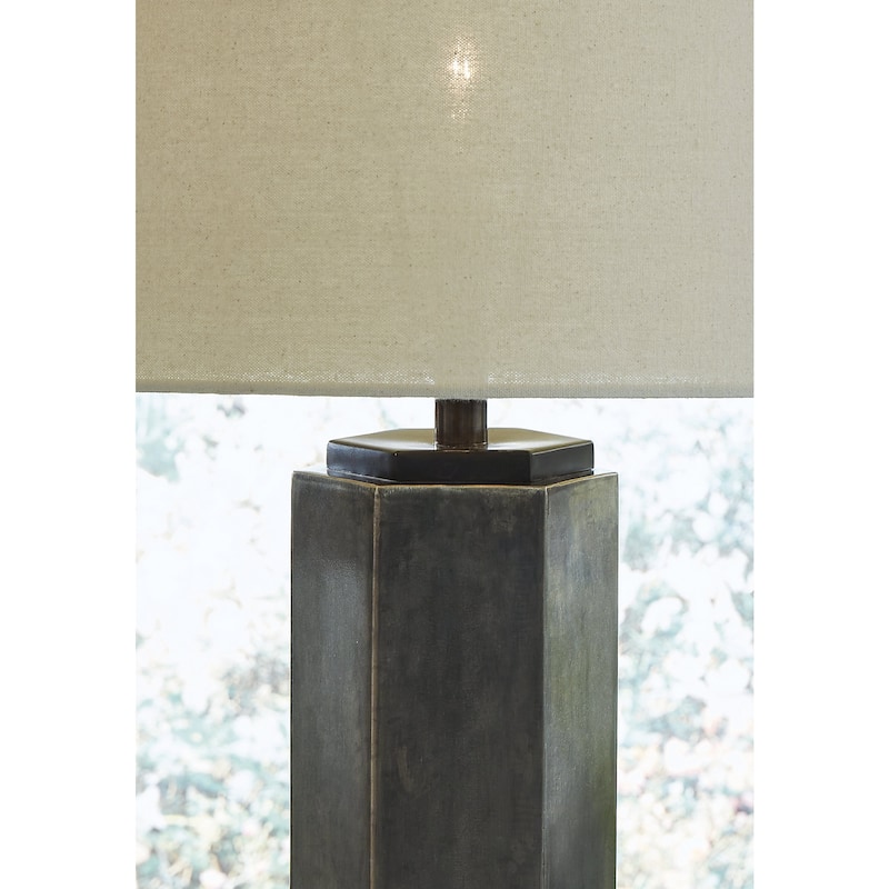 Dirkton Metal Table Lamp - 17"W x 17"D x 31"H