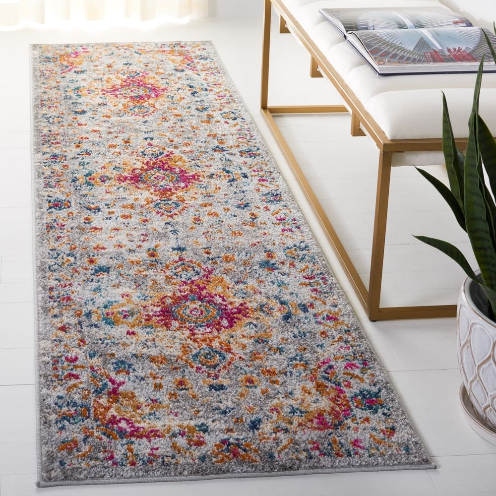 SAFAVIEH, Madison Jovita Vintage Boho Oriental Medallion Rug