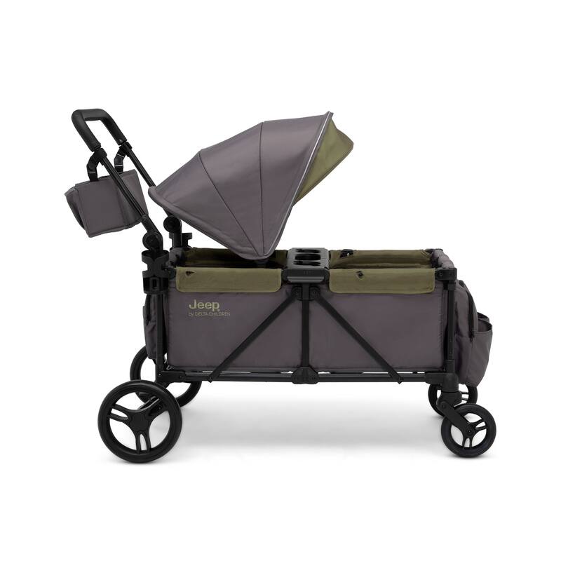 Jeep Sport All-Terrain Stroller Wagon by Delta Children - Green