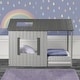 preview thumbnail 22 of 27, Distressed Rustic Twin House Floor Bed
