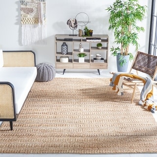 SAFAVIEH Handmade Natural Fiber Haven Jute Rug - Grey - 5' x 8'