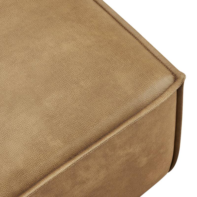 Restore Vegan Leather Modular Ottoman