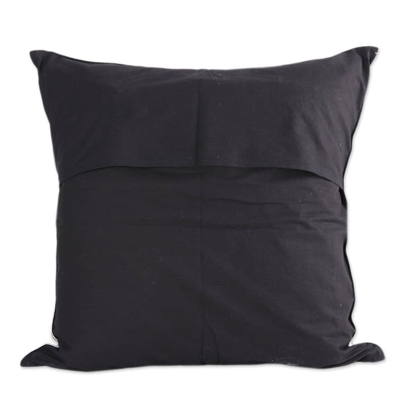 Handmade Dark Pattern cushion covers (India)