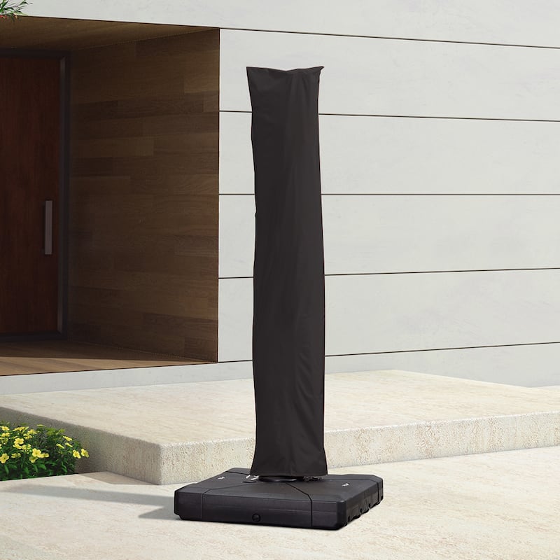 PURPLE LEAF Superior Patio Umbrella Cover - N/A - S-Black
