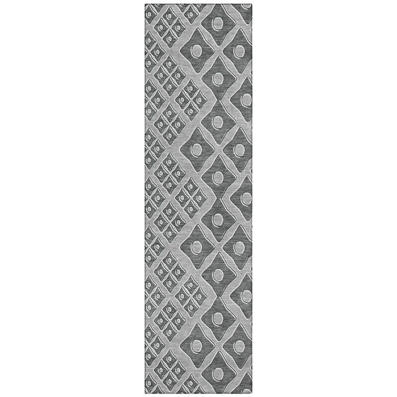 Machine Washable Indoor/ Outdoor Chantille Diamond Rug