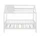 preview thumbnail 3 of 30, Twin Size House Bed with Fence, Semi-enclosed Play Platform Bed with Roof and Chimney Decoration, for Kids Bedroom