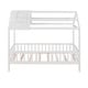 preview thumbnail 15 of 32, Twin Size Wood House Bed with Fence, White+Gray