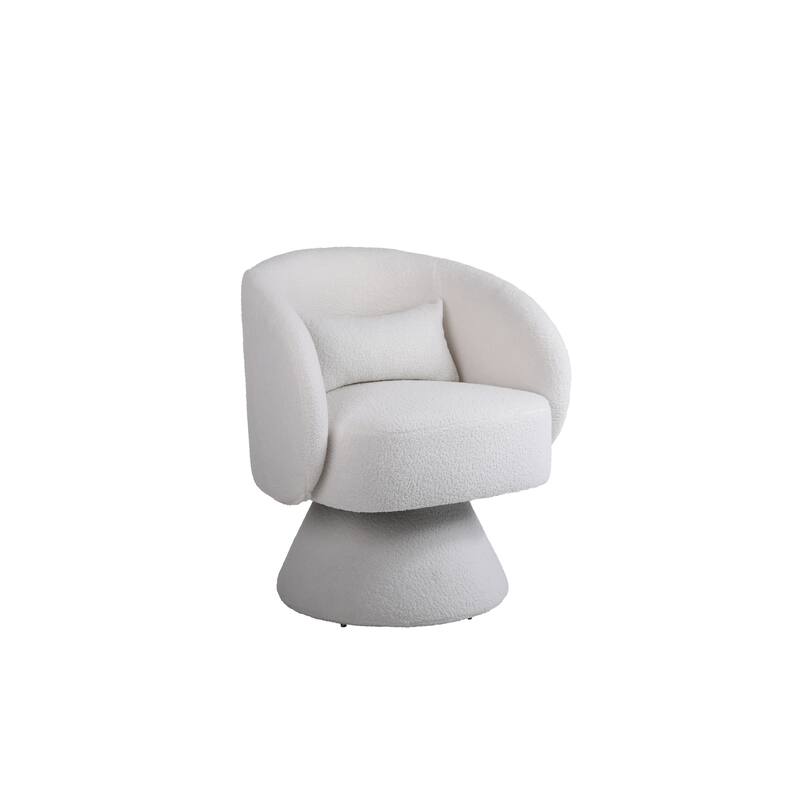 Modern 360 Degree Swivel Accent Chair Armchair, Comfy Velvet Barrel Chair for Living Room,Round Swivel Accent Chair Corner Chair