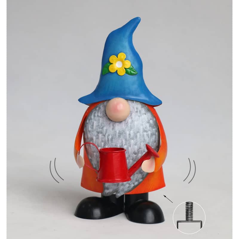 Garden Gnome Holding A Watering Can Garden Sculpture