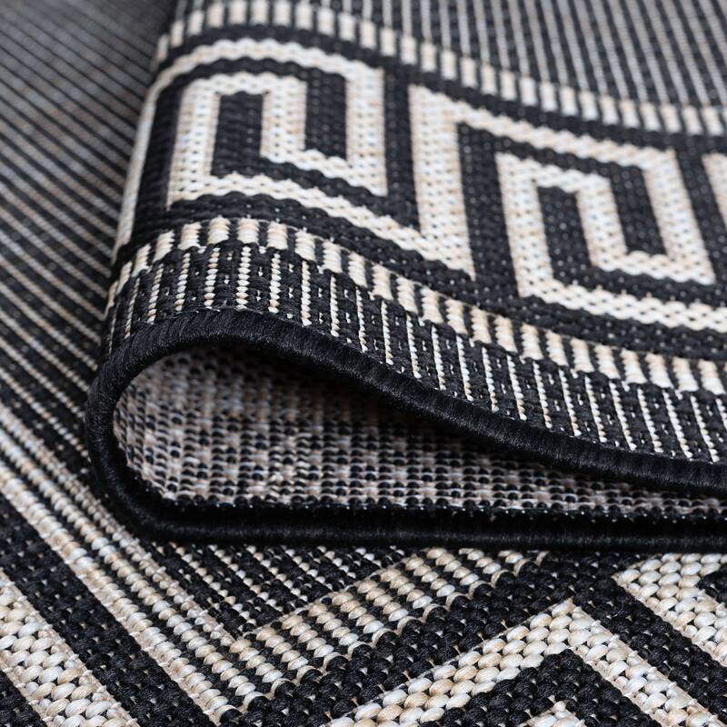 Exo Coastal Border Indoor/Outdoor Area Rug