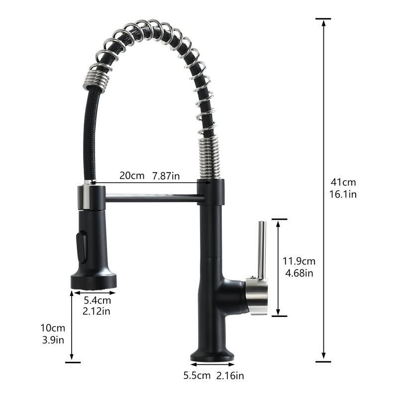 Pull Down Kitchen Faucet Single Handle Commercial Kitchen Sink Faucets With Sprayer