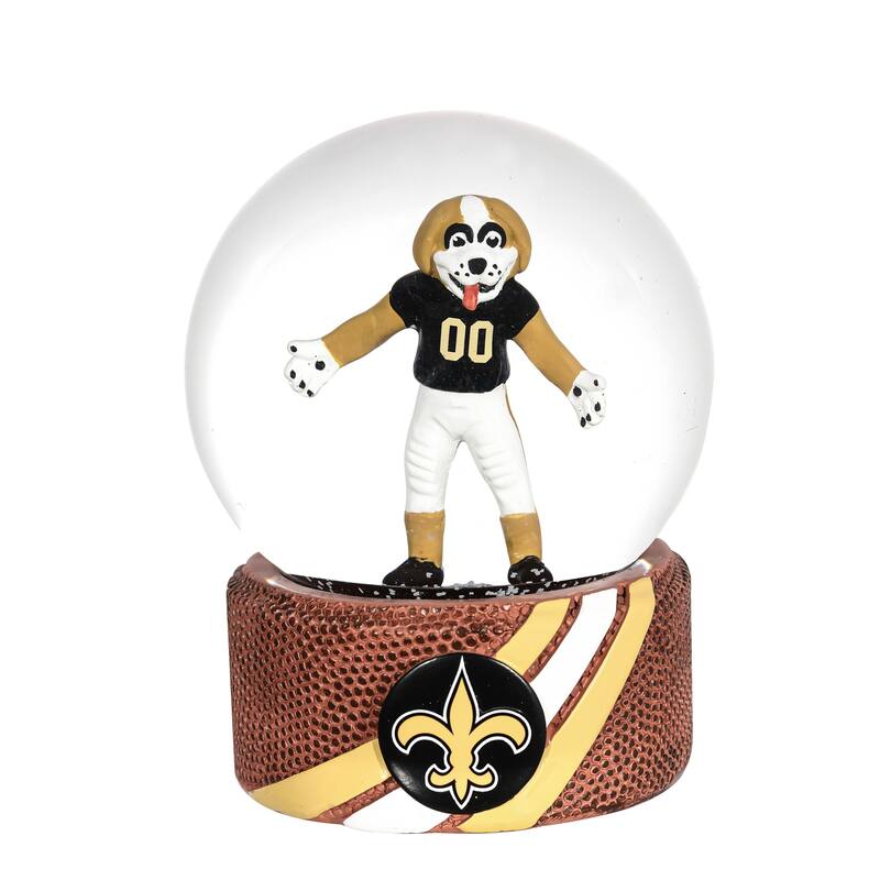New Orleans Saints 5 in. Glass Tabletop Snow Globe