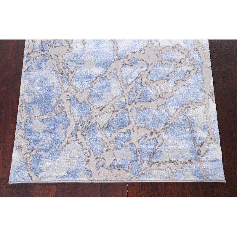 Turkish Oriental Abstract Transitional Rug Contemporary Carpet